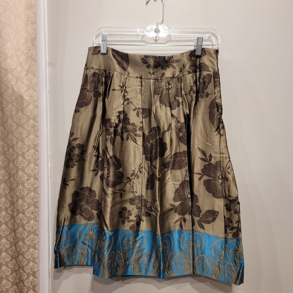 Sz 10 Talbots Collection Silk Skirt